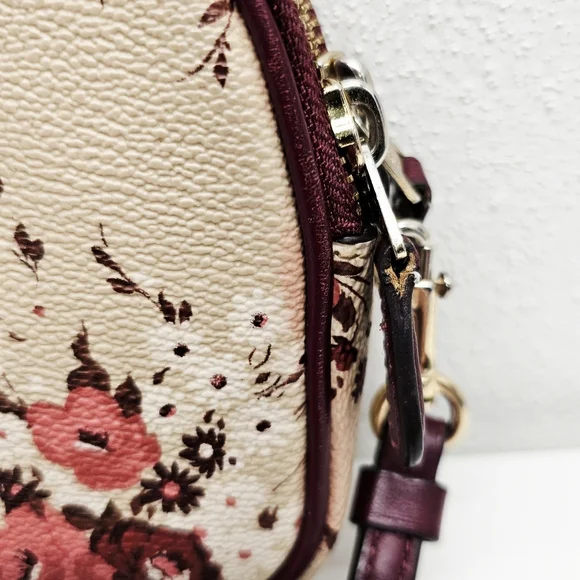 Coach Sadie Crossbody Clutch With Floral Bundle Print Crossbody Style No. 67087 - Picture 14 of 14